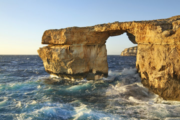 Fototapeta premium Azure Window on Gozo island. Dwejra Bay. Malta
