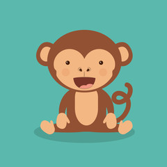 funny monkey  design 