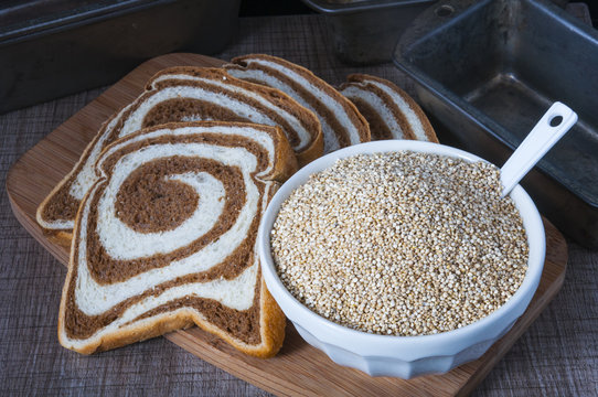 Pan de quinoa y cereal