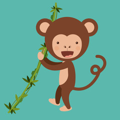 funny monkey  design 