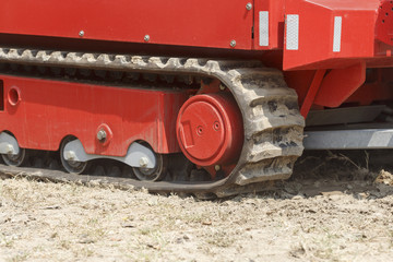  Tracked fire fighting vehicle