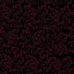 Abstract seamless background with curls