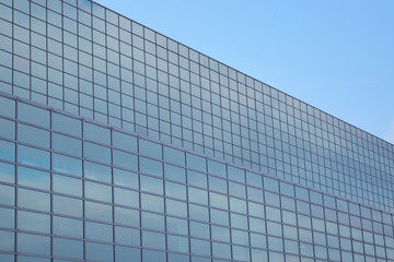 Glass front of a modern building