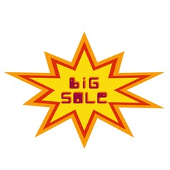 Label - big sale