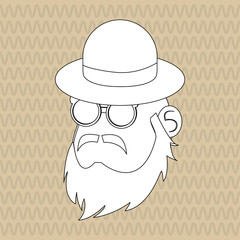 Hipster style design 