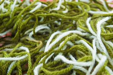 background from threads for knitting

