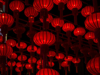 Naklejka premium Chinese Lanterns, Chinese New Year.