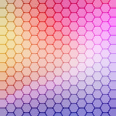 gradient blue color and triangle polygon pattern background (vector)
