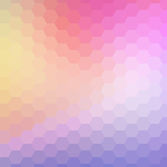 gradient blue color and triangle polygon pattern background (vector)