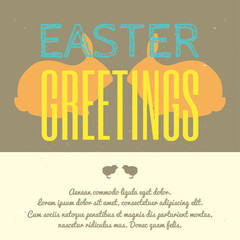 Easter Greeting Card.