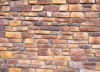 hand made rustic rock wall