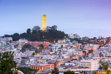 Papier Peint photo Lavable San Francisco San Francisco Coit Tower