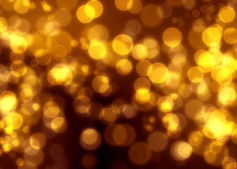Obraz premium Gold Bokeh