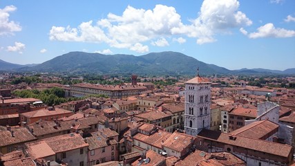 Fototapeta na wymiar Lucca in Tuscany, Italy