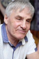 Smiling senior man