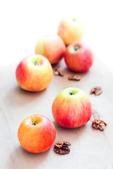 Apples and walnuts