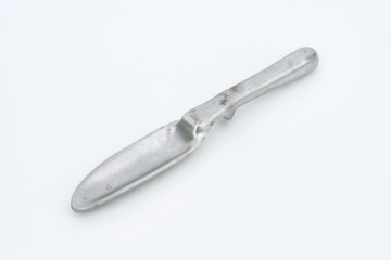 old metal scoop