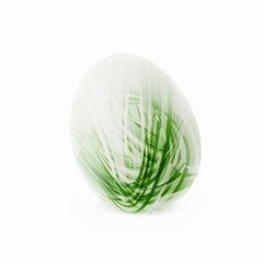 Bemaltes Ei Osterei Ostern grün