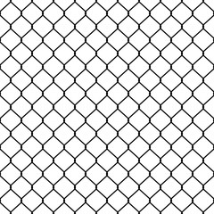 Structure of the mesh fence. Seamless pattern.