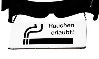 Rauchen erlaubt