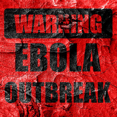 Ebola outbreak concept background