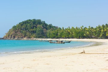 Fototapeta na wymiar Ngapali Beach