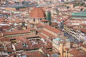 Fototapeta na wymiar Basilica di San Lorenzo, Florenz