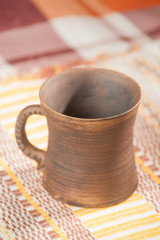 Fototapeta na wymiar Traditional handcrafted mug