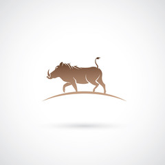 Warthog animal symbol 