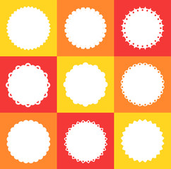 Classic frames. For your graphic design projects: print, web and etc.