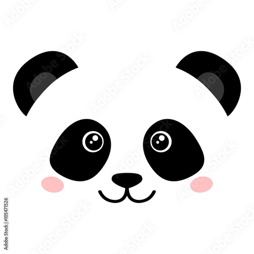Cute Panda Face Obrazów Stockowych I Plików Wektorowych