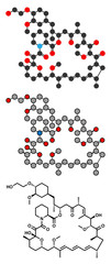 Everolimus immunosuppressant molecule.