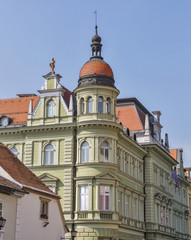 Fototapeta na wymiar Post Office building in Maribor, Slovenia