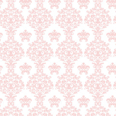 Damask luxury ornament pattern. Vector