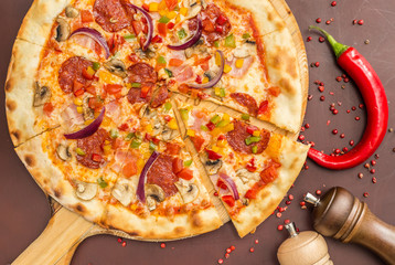 Homemade  Pizza with Pepperoni 