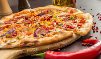 Homemade  Pizza with Pepperoni 