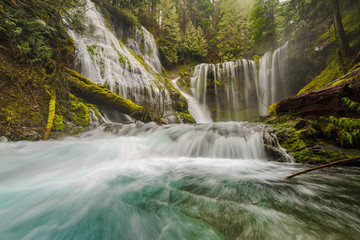 Obraz premium Waterfalls and stream