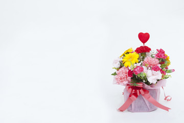 カーネーションの花束