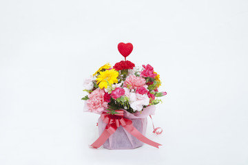 カーネーションの花束