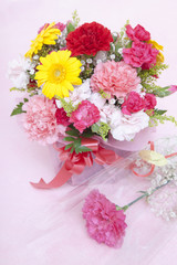 カーネーションの花束