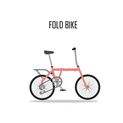 bycicle vector , fold bike.