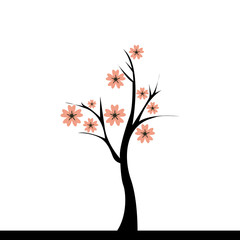 Fototapeta premium Cute Abstract tree