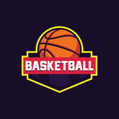 Obraz premium Basketball Logo, American Logo Sport