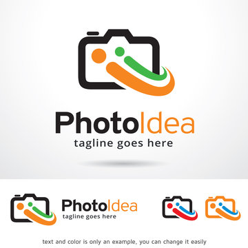 Photo Idea Logo Template Design Vector