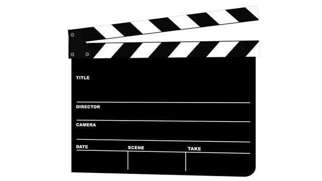 Movie Clapper Board animation