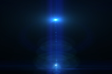 Lens flare effect