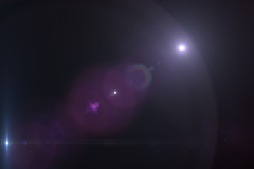 Lens flare effect