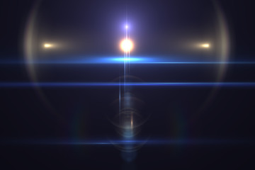 Lens flare effect