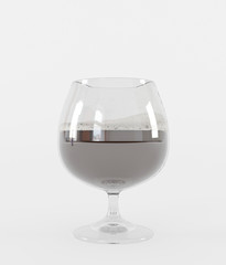 Пивной бокал с пивом и небольшой пеной