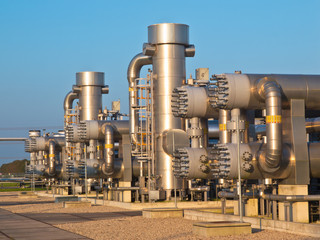 natural gas processing site